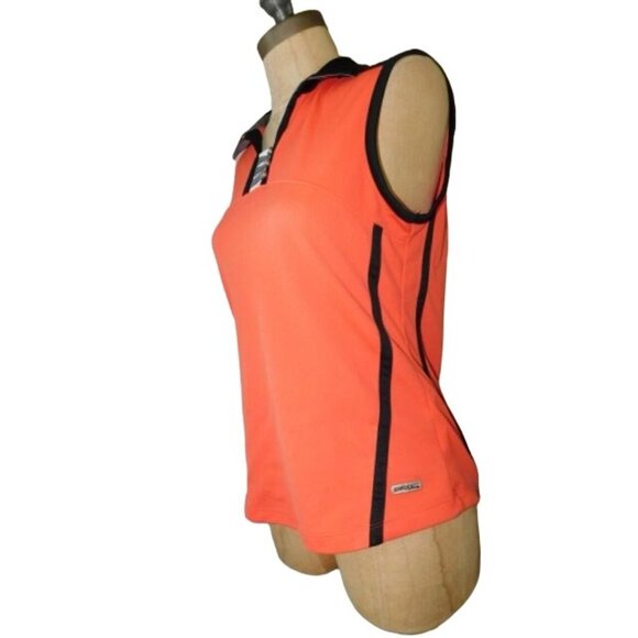 Annika By Cutter & Buck Size S Small Sporty Sleeveless Active Golf Shirt - Picture 2 of 2